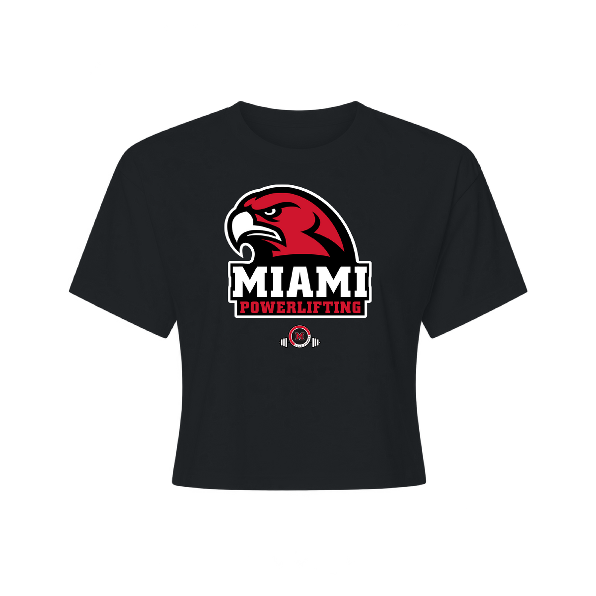Miami Powerlifting Miami Loose Crop Top - Fall 2026 mockup 80