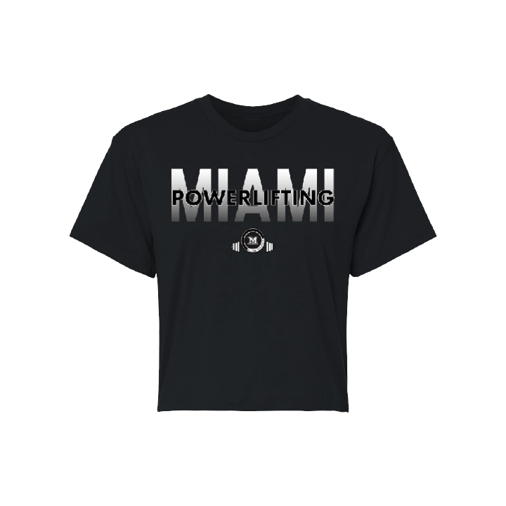 Miami Powerlifting Loose Croptop