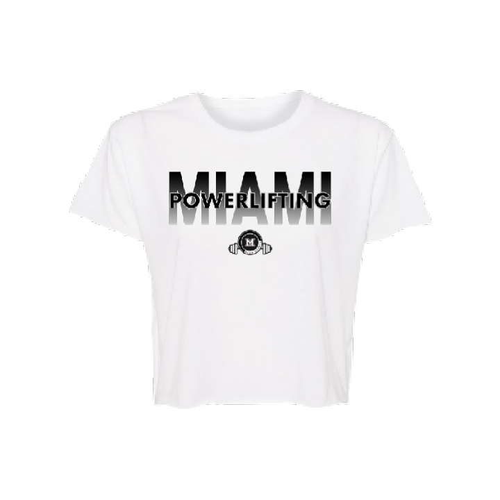 Miami Powerlifting Loose Croptop