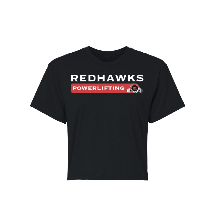 Redhawks Powerlifting Loose Croptop