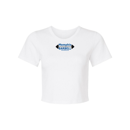 Memphis Barbell Fitted Croptop