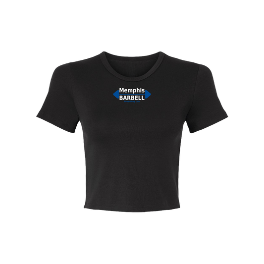 Memphis Barbell Fitted Croptop