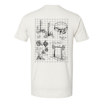Miami Powerlifting Blueprint Cotton Tee - Fall 2026 mockup 32