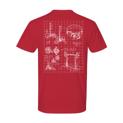 Miami Powerlifting Blueprint Cotton Tee - Fall 2026 mockup 33