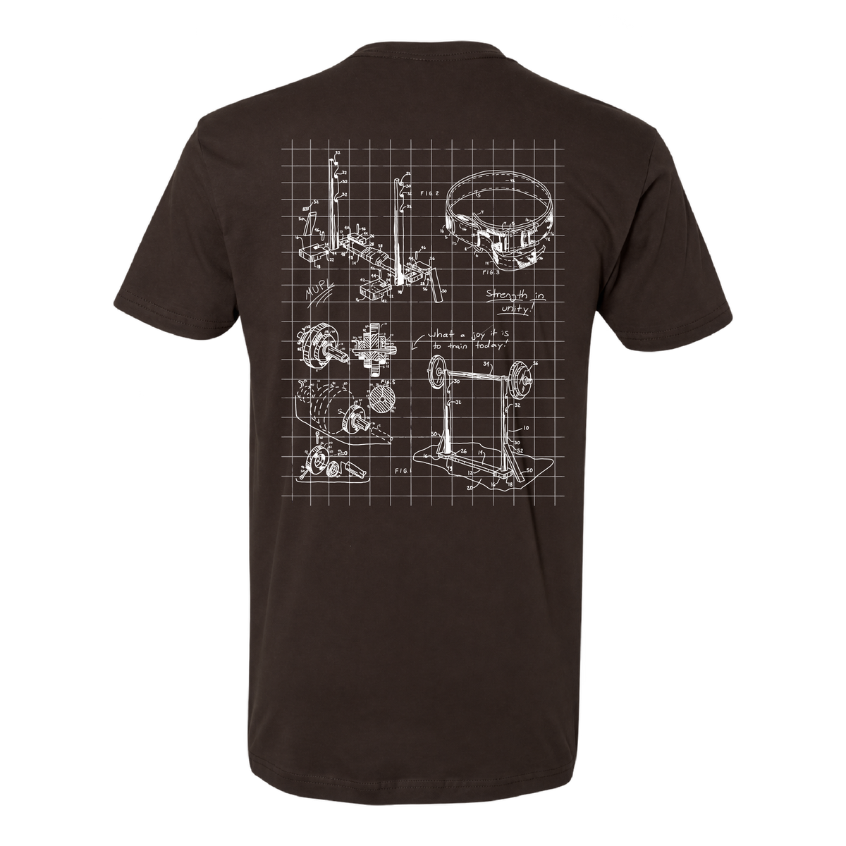 Miami Powerlifting Blueprint Cotton Tee - Fall 2026 mockup 34