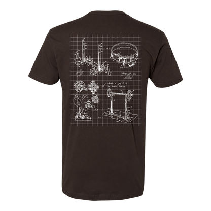 Miami Powerlifting Blueprint Cotton Tee - Fall 2026 mockup 34
