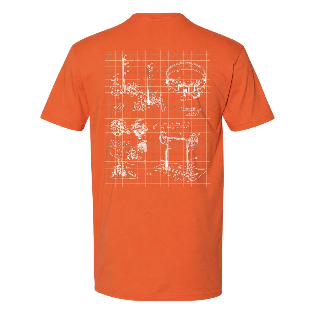 Miami Powerlifting Blueprint Cotton Tee - Fall 2026 mockup 35