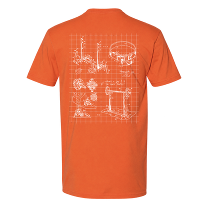 Miami Powerlifting Blueprint Cotton Tee - Fall 2026 mockup 35
