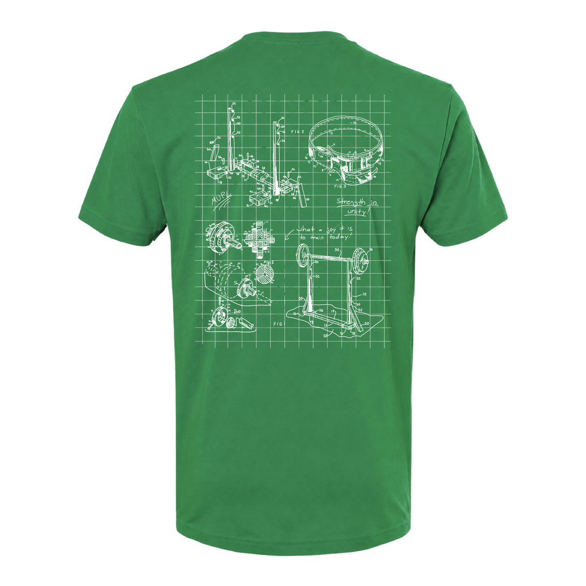 Miami Powerlifting Blueprint Cotton Tee - Fall 2026 mockup 36