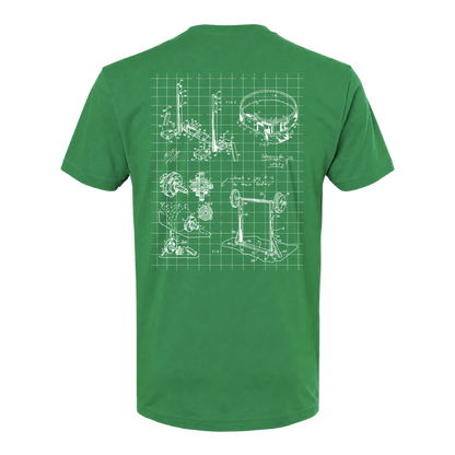 Miami Powerlifting Blueprint Cotton Tee - Fall 2026 mockup 36