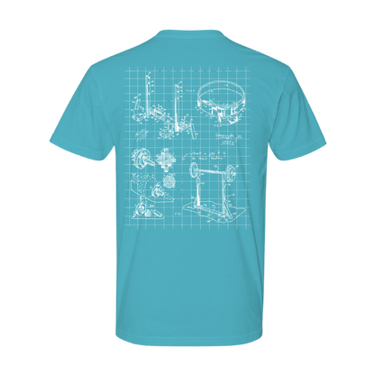 Miami Powerlifting Blueprint Cotton Tee - Fall 2026 mockup 37