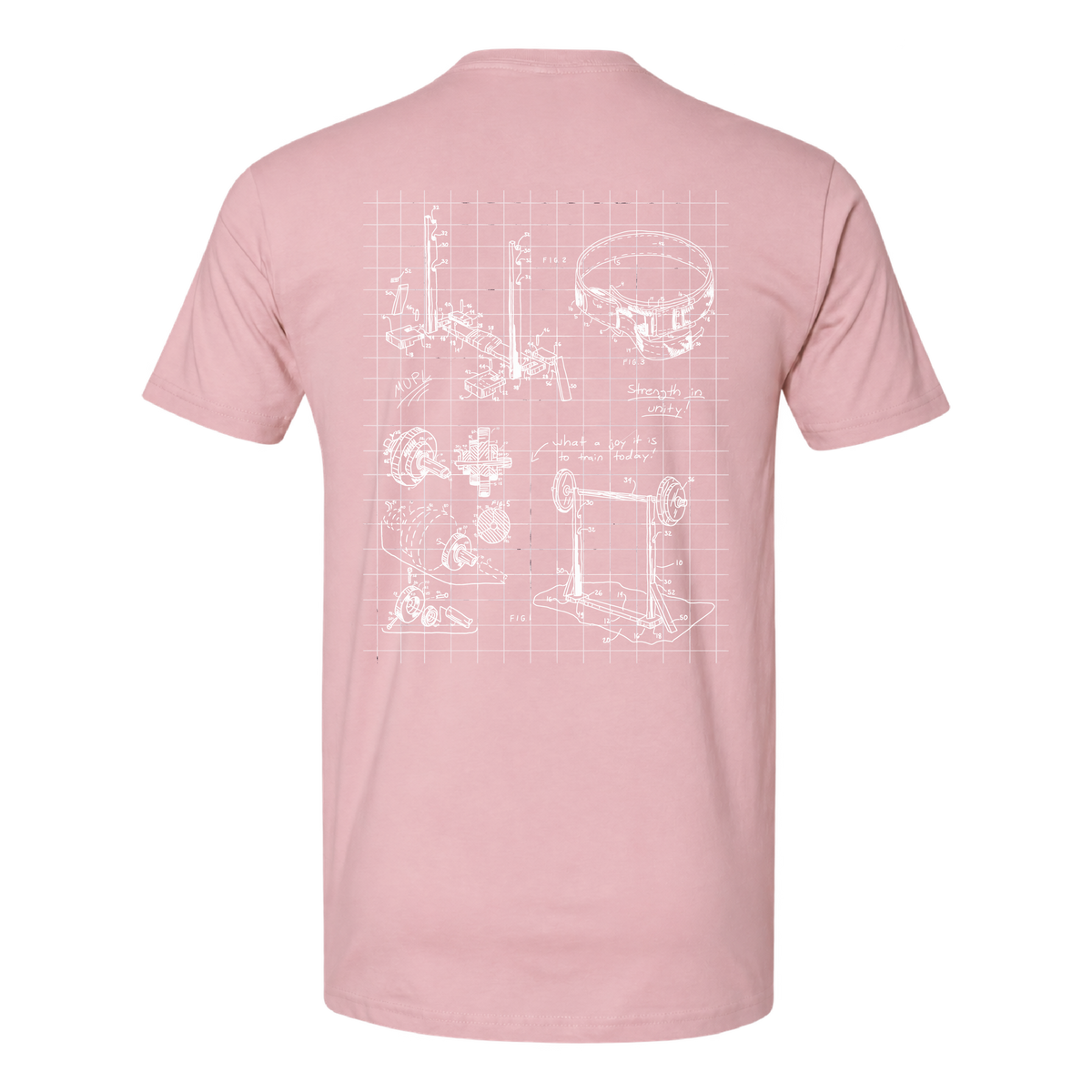 Miami Powerlifting Blueprint Cotton Tee - Fall 2026 mockup 39