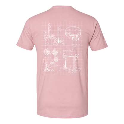 Miami Powerlifting Blueprint Cotton Tee - Fall 2026 mockup 39