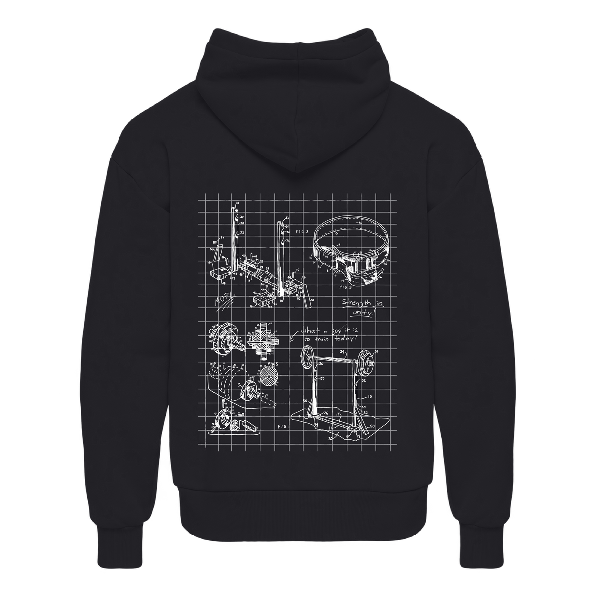 Miami Powerlifting Blueprint Signature Hoodie - Fall 2026 mockup 62