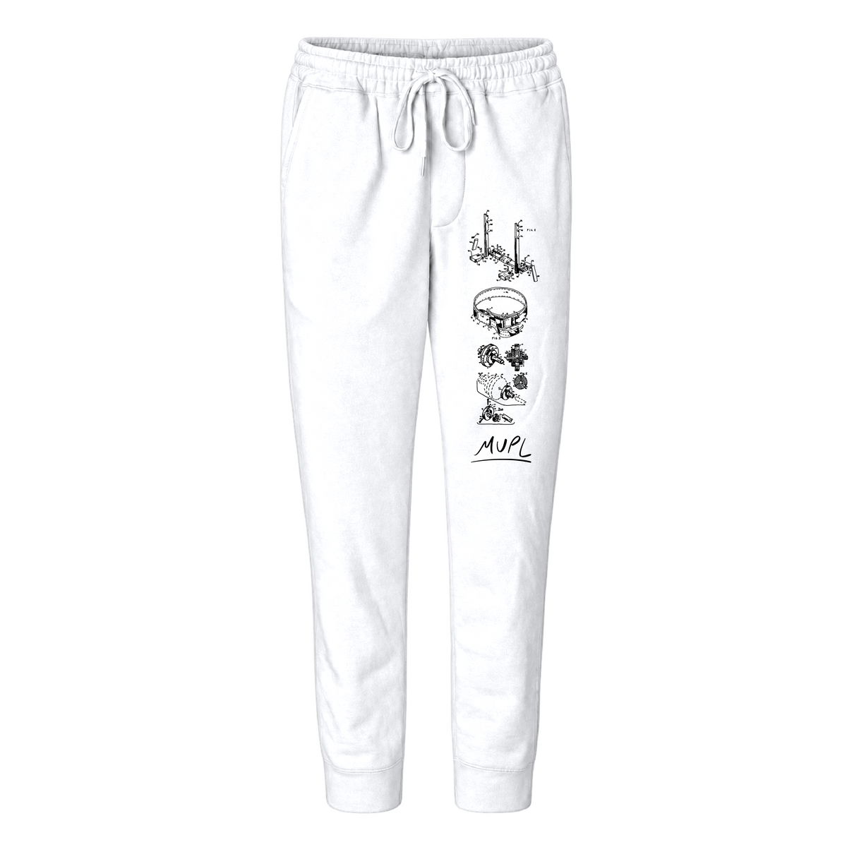 Miami Powerlifting Blueprint Sweatpants - Fall 2026 mockup 70