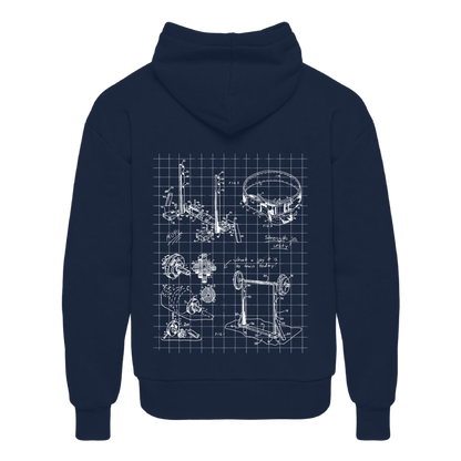 Miami Powerlifting Blueprint Signature Hoodie - Fall 2026 mockup 75