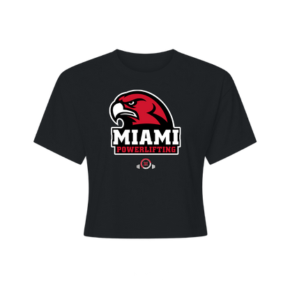 Miami Powerlifting Miami Loose Crop Top - Fall 2026 mockup 80