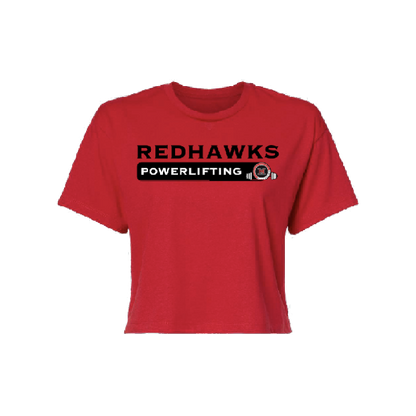 Redhawks Powerlifting Loose Croptop