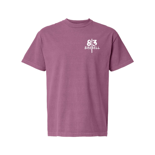 813 Barbell Heavyweight Faded Tee