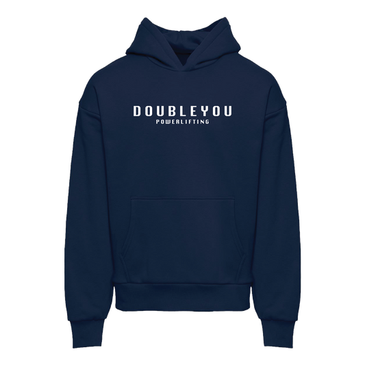 Pen Ink Navy Signature DoubleYou Heavyweight Hoodie